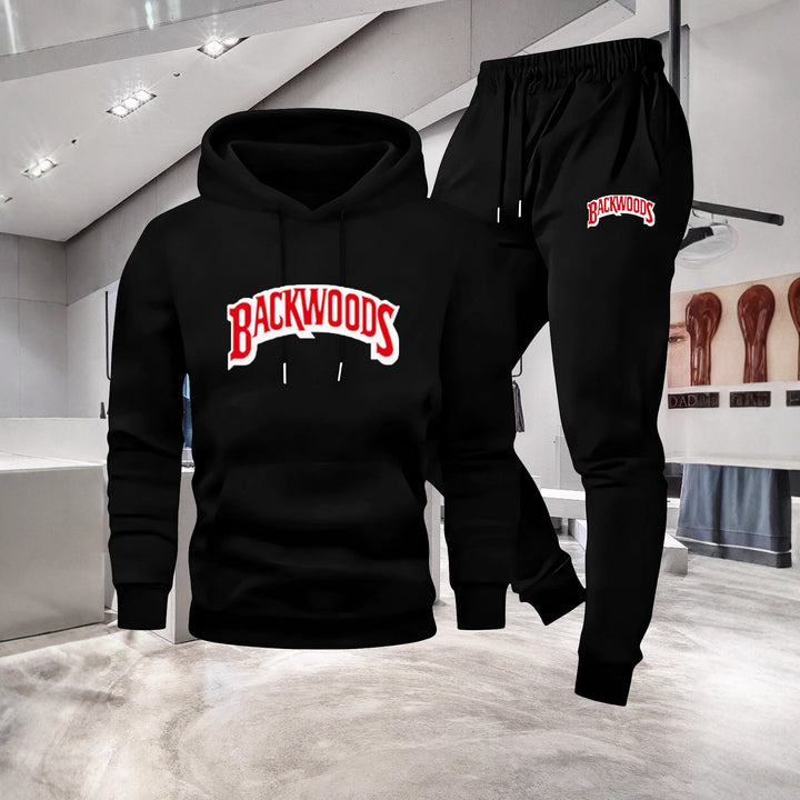 Ladies' hooded tracksuit with stylistic logo application Lisslune