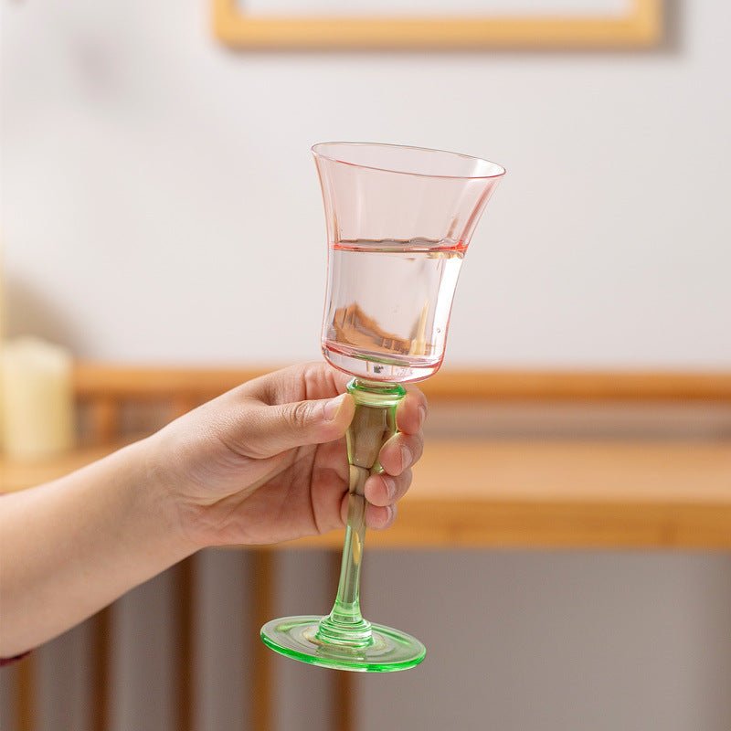 Lisslune | Vintage French Style Pink Champagne Glass