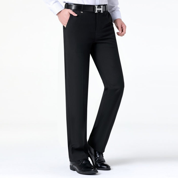 Men's elegant suit trousers with fine textured design Lisslune