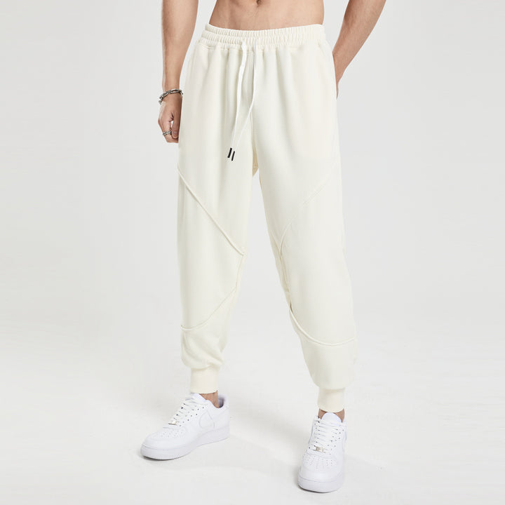 Men's sporty sweatpants with quilted design Lisslune