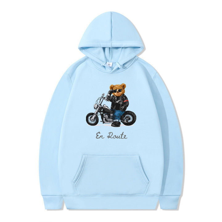 Women's hoodie with unique bear design and casual fit Lisslune