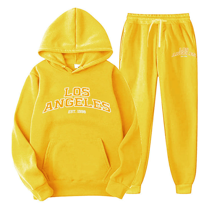 Women's Sporty Hoodie and Jogging Pants Set Lisslune