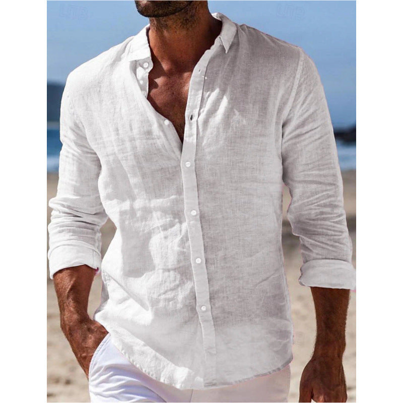 Men's Linen Shirt Lisslune