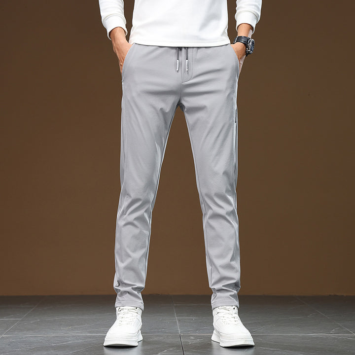 Men's Comfortable Sports Pants with Elastic Waistband and Practical Side Pockets Lisslune