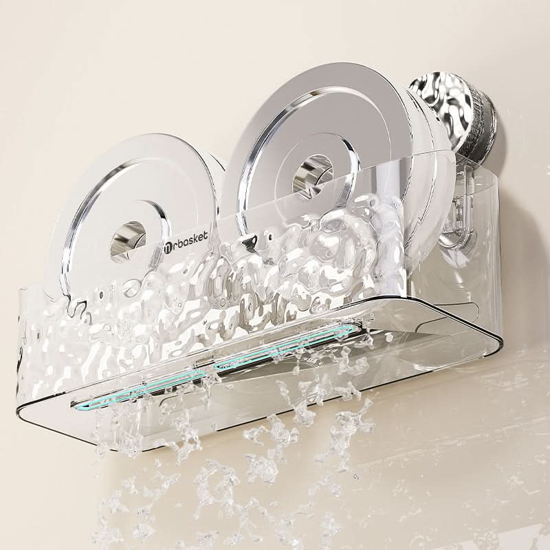 Lisslune | Bathroom Suction Cup Shelf – Easy Storage Solution