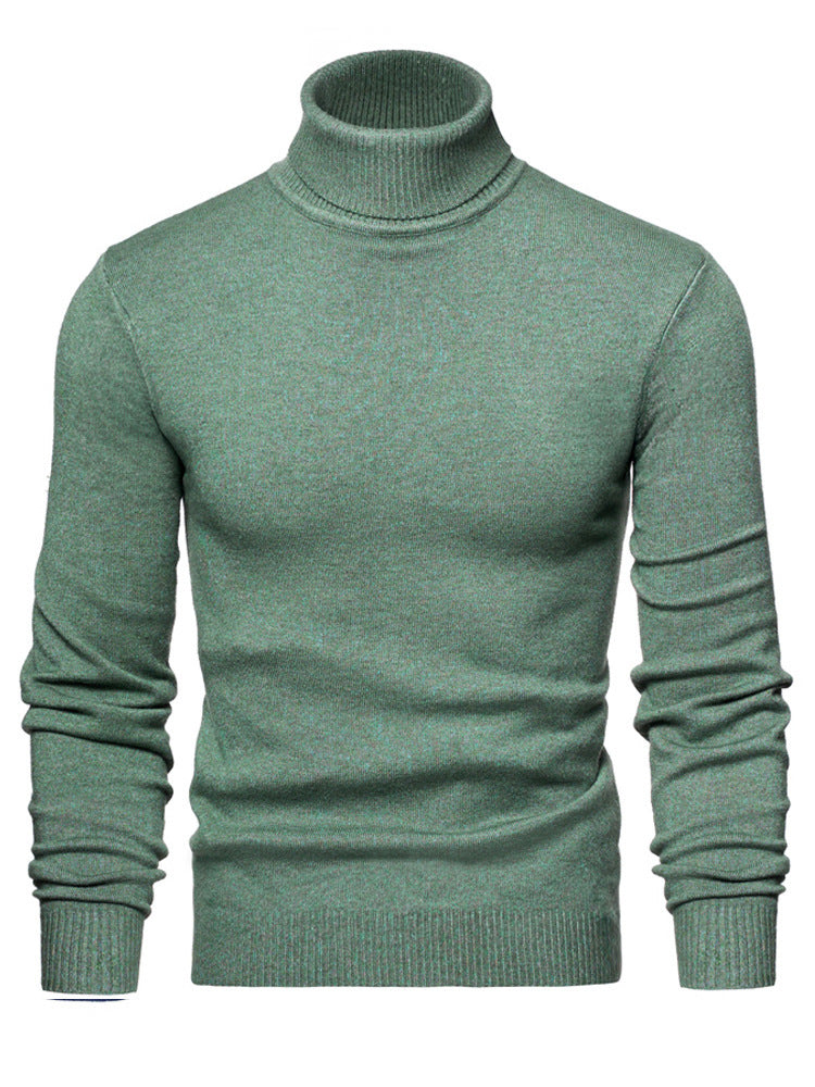 Men Timeless Turtleneck Sweater made of Soft Wool Lisslune