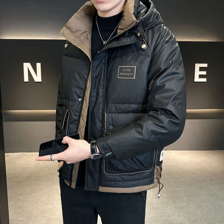 Men's Functional Jacket with Insulating Filling and Practical Pockets Lisslune