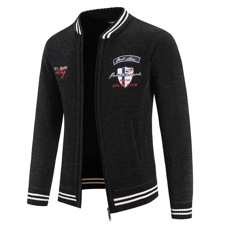 Men's sporty cardigan with versatile design Lisslune