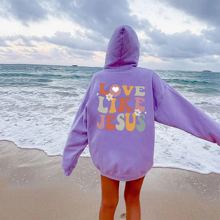 Women's cozy hoodie with inspiring print Lisslune