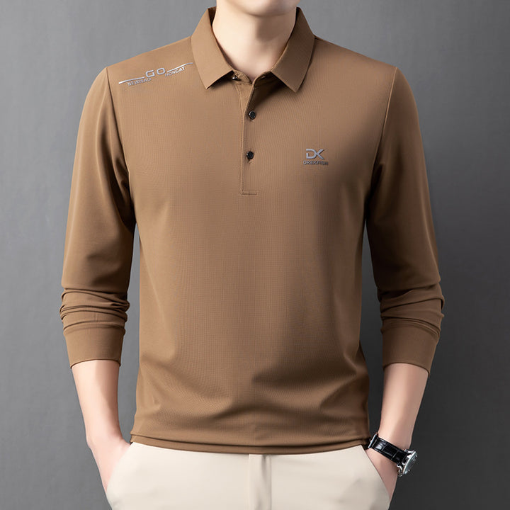 Men's functional polo shirt with lightweight breathable fabric Lisslune