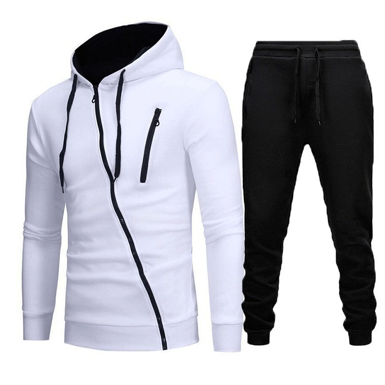 Men's functional jacket with asymmetrical zipper and sporty fit Lisslune