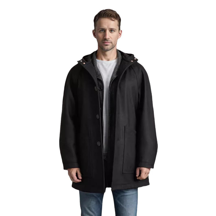 Men's practical and elegant softshell jacket with hood Lisslune