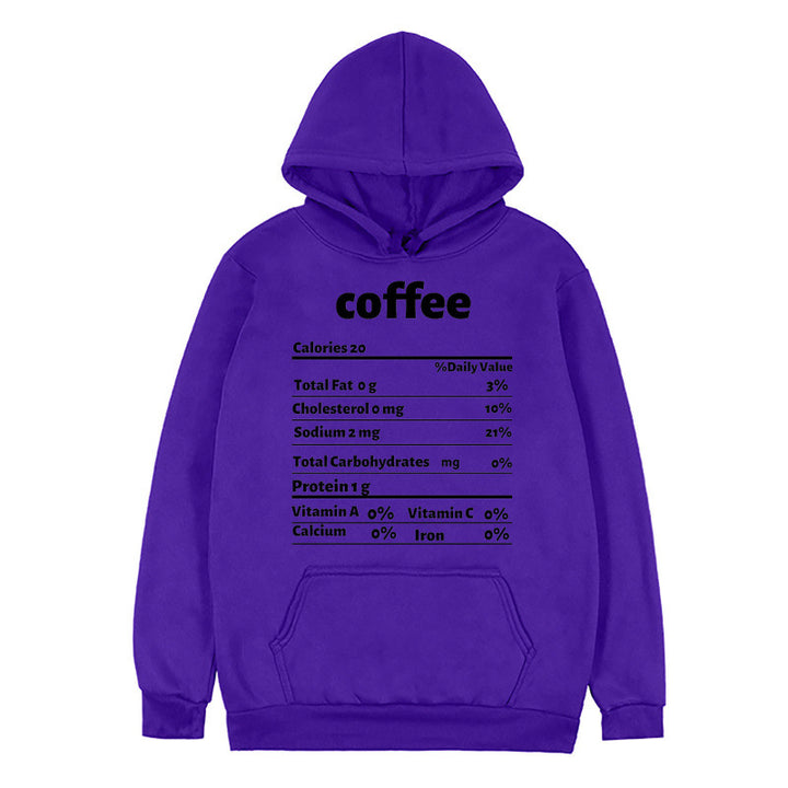 Women's hoodie with creative nutritional design Lisslune