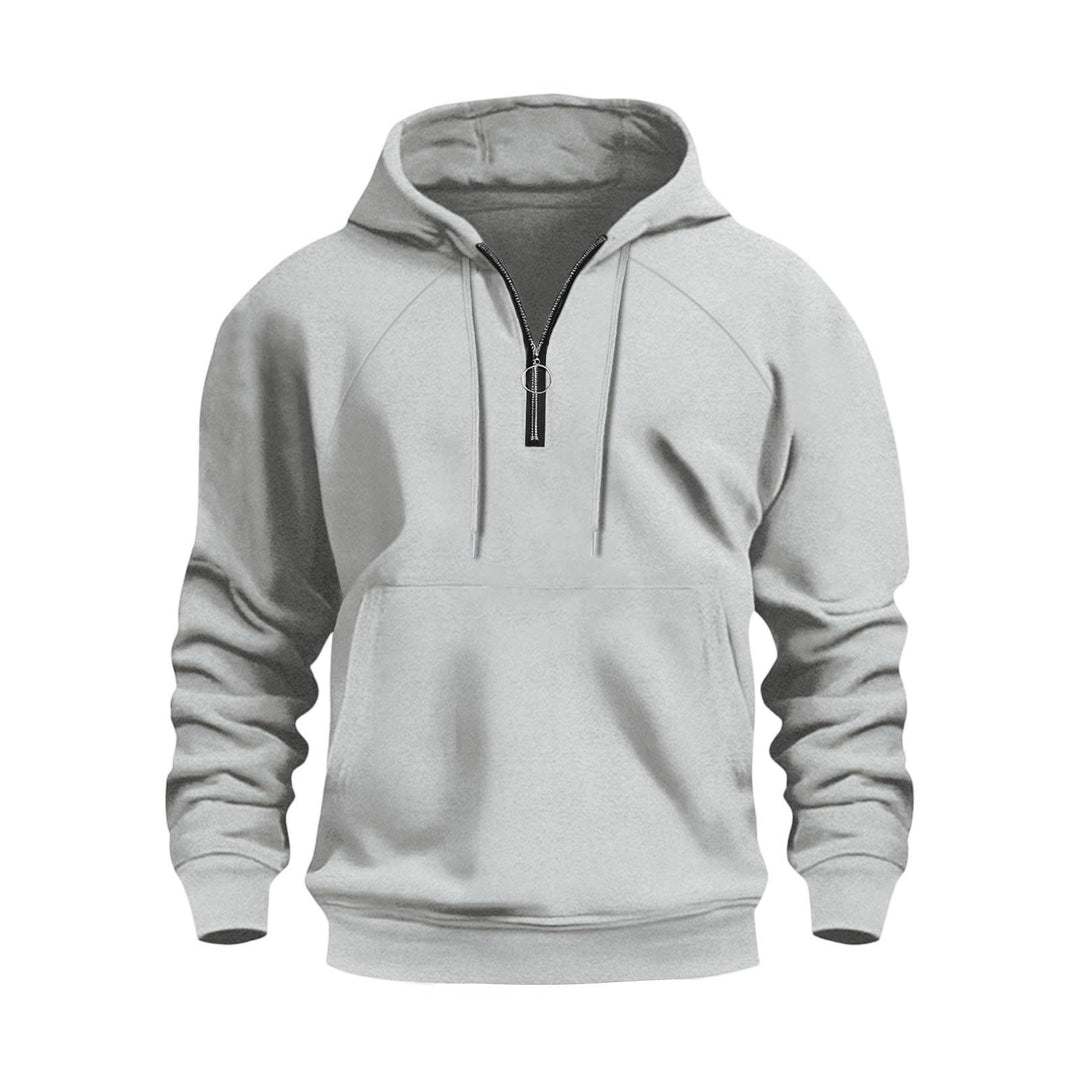 Men's functional hooded sweatshirt with half zip Lisslune