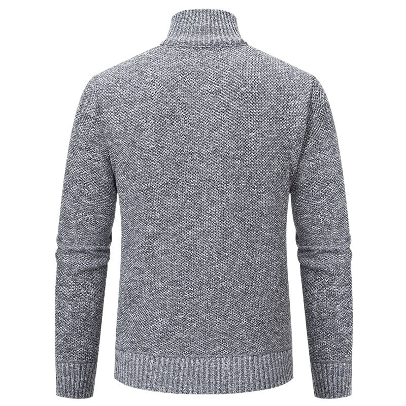 Men's stylish padded jacket with textured outer material and high collar Lisslune