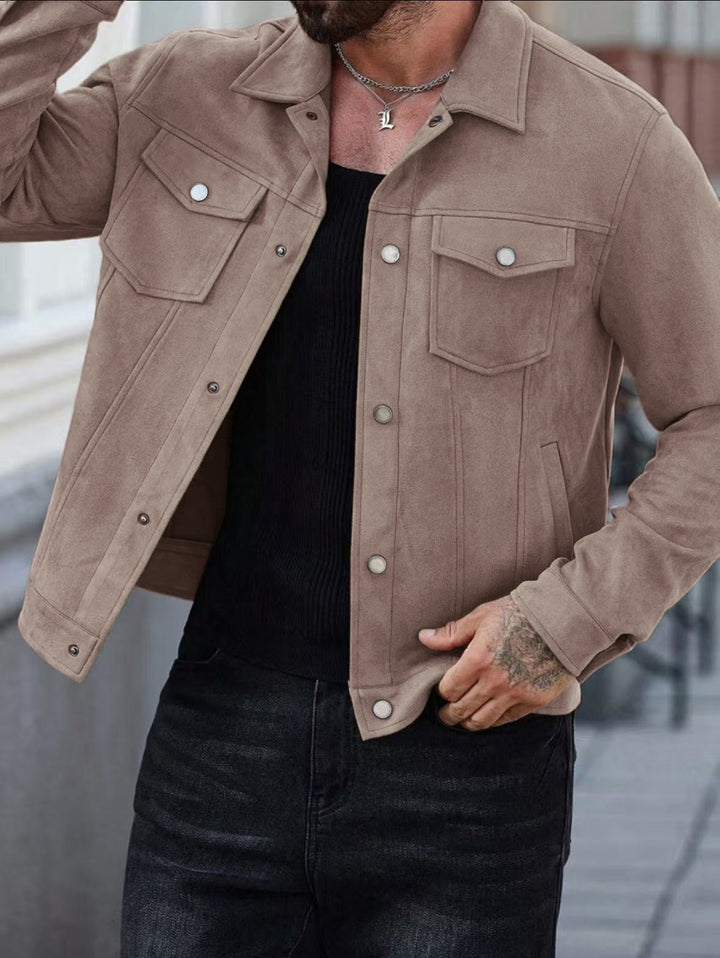 Men's Trendy and Comfortable Suede Jacket Lisslune