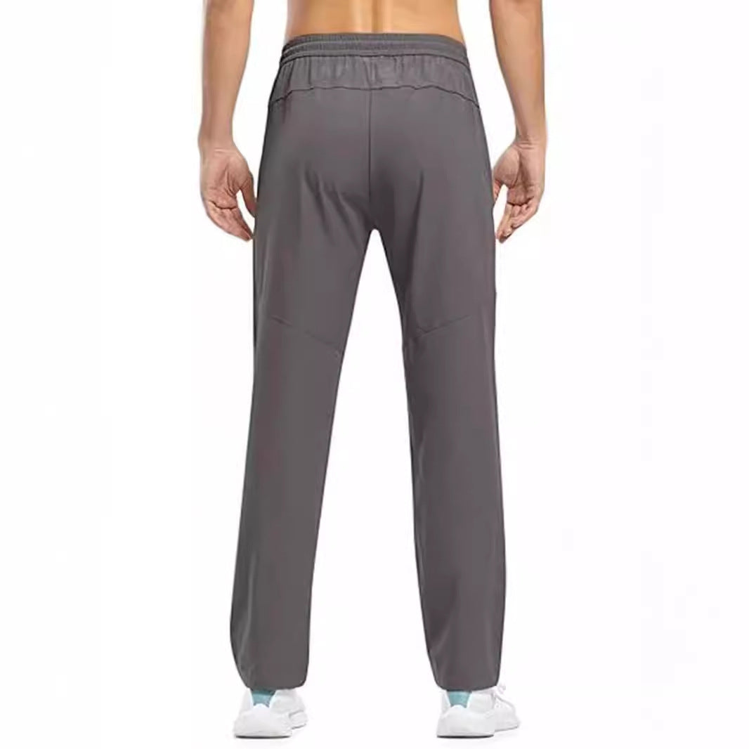 Men's sporty leisure pants with side zip pockets Lisslune