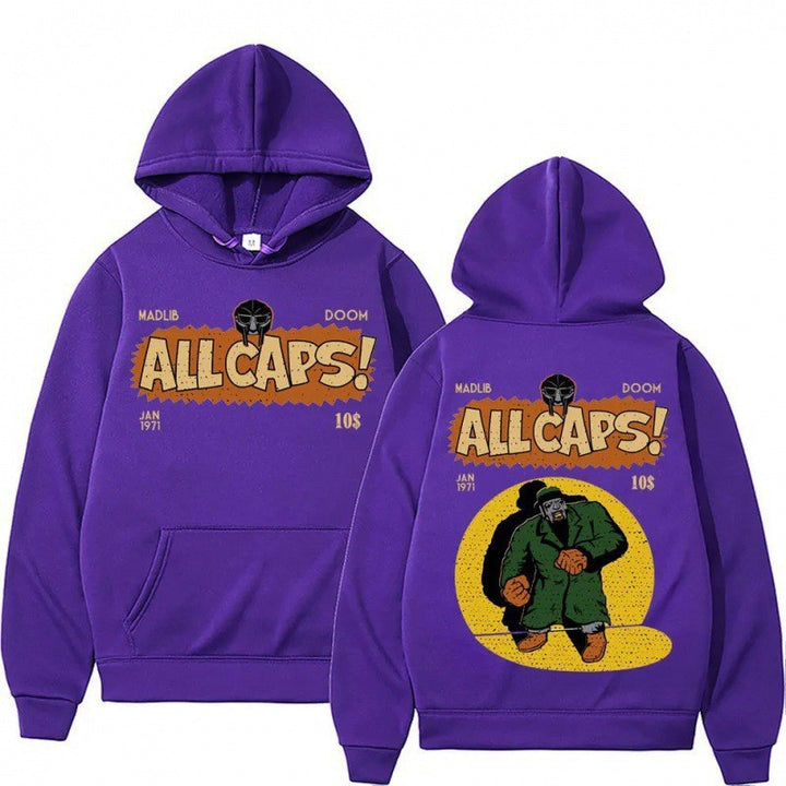 Women’s hoodie with creative comic print Lisslune