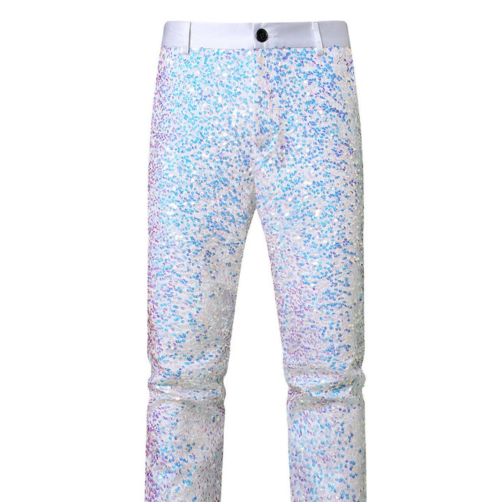 Men's sequin pants with shimmering effects Lisslune