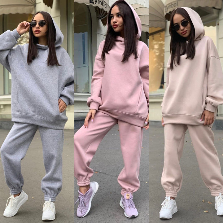 Women's comfortable hoodie and jogger set Lisslune