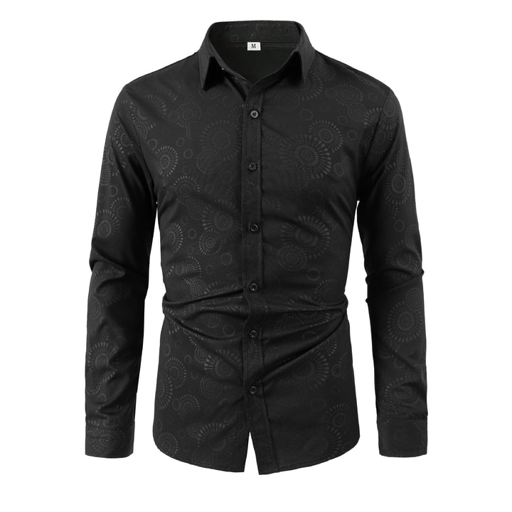 Men's shirt with fine pattern print Lisslune