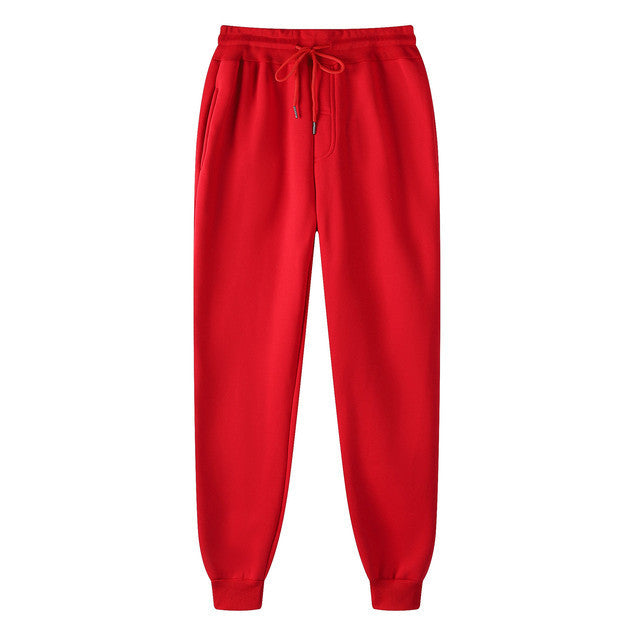 Men's sporty leisure pants with elastic waistband and practical pockets Lisslune