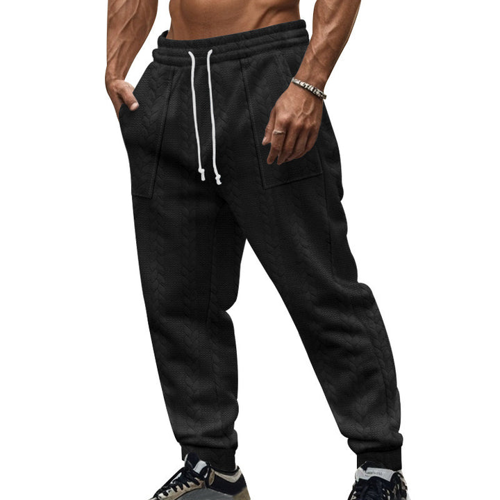 Men's comfortable leisure pants with innovative drawstring and two practical pockets Lisslune