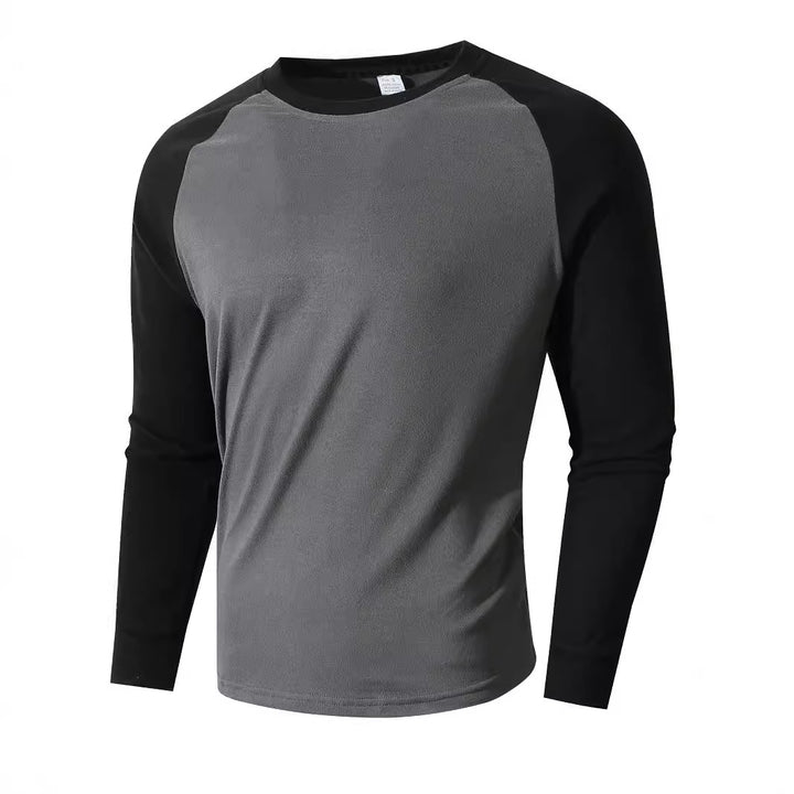Men's sporty long-sleeve shirt with raglan sleeves Lisslune