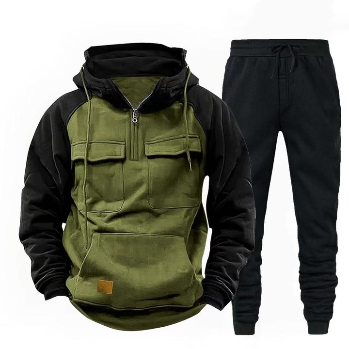 Men's functional zip-up hoodie and jogging pants Lisslune
