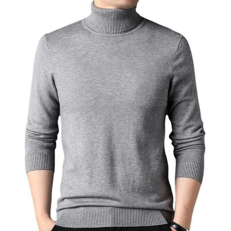 Men's fitted turtleneck sweater Lisslune