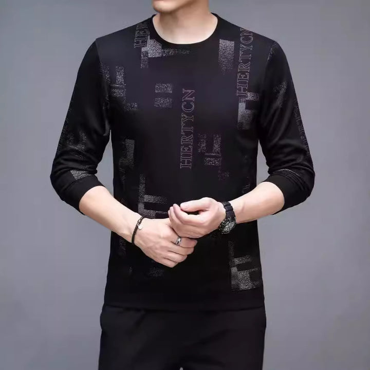Men's stylish sweatshirt with trendy graphic print Lisslune