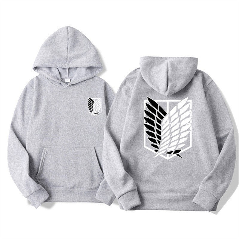 Women's hooded sweatshirt with modern anime design and practical kangaroo pocket Lisslune