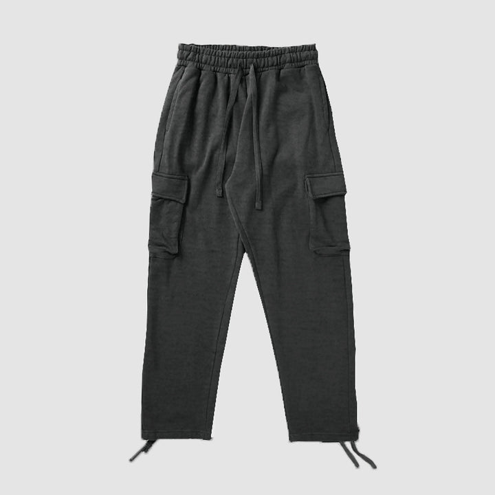 Men's cargo jogging pants with elastic waistband and practical side pockets Lisslune