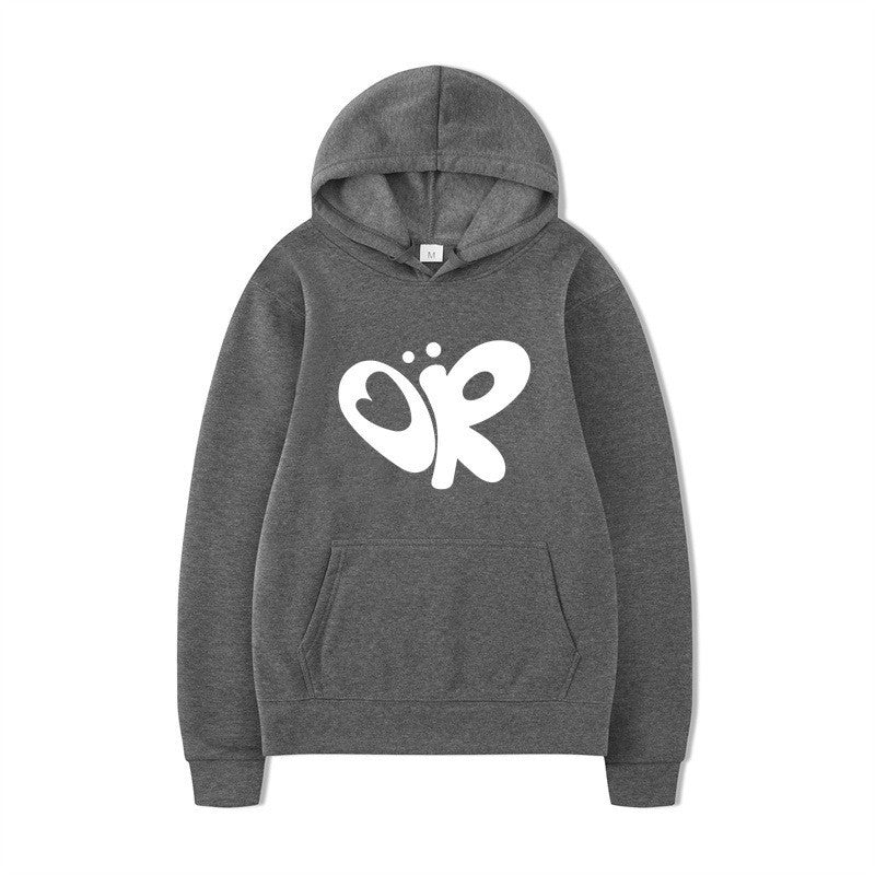 Women’s hoodie with large print and practical kangaroo pocket Lisslune