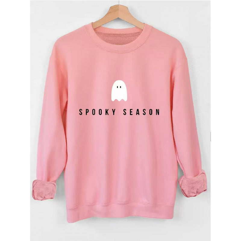 Women's sweatshirt with casual spooky design and soft inner fleece Lisslune