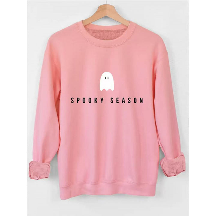 Women's sweatshirt with casual spooky design and soft inner fleece Lisslune