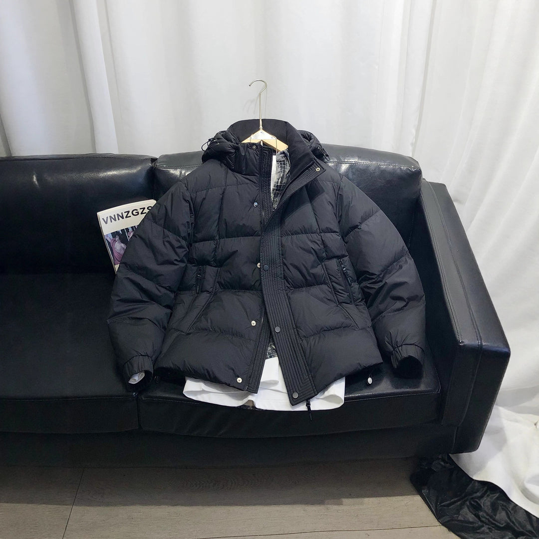 Men's Comfortable Winter Jacket with Practical Hood and Insulating Filling Lisslune