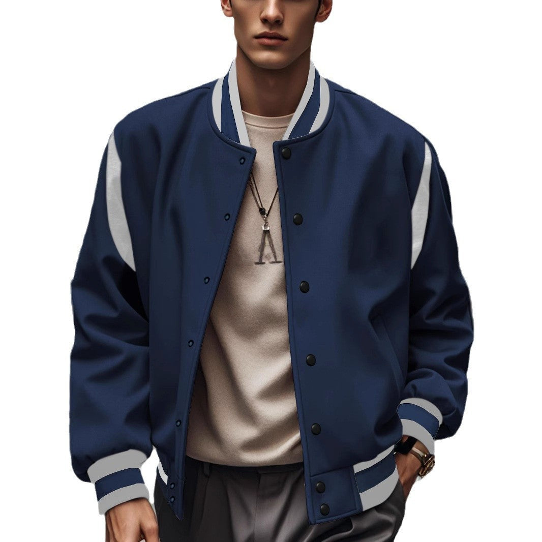 Men's bomber jacket with contrasting sleeves Lisslune