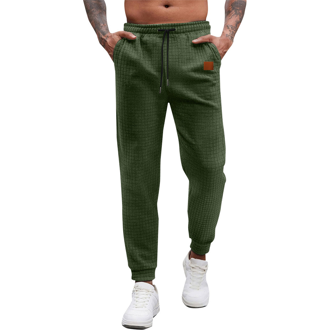 Men's Comfortable Sporty Sweatpants with Elastic Waistband and Practical Pockets Lisslune