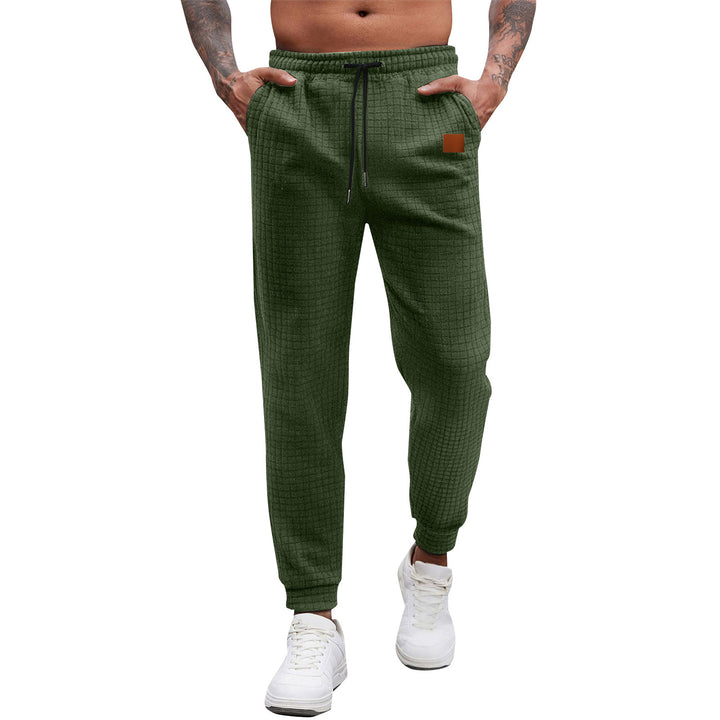 Men's Comfortable Sporty Sweatpants with Elastic Waistband and Practical Pockets Lisslune