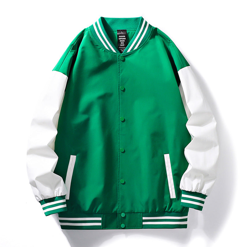 Men's sporty bomber jacket with contrast sleeves Lisslune