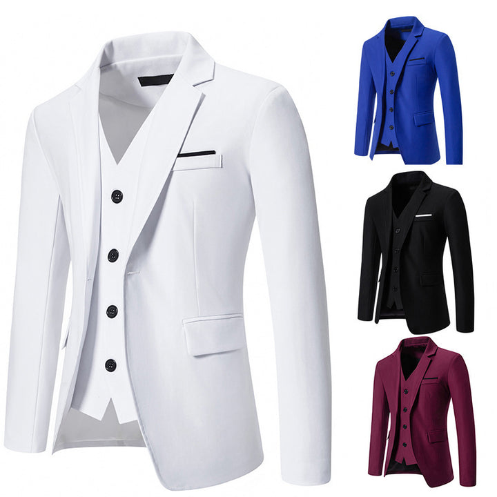 Men's elegant suit set with modern cut and fine details Lisslune