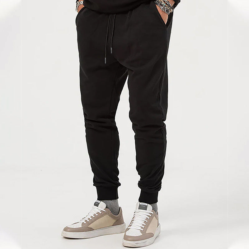 Men's sporty jogging pants with adjustable drawstring and elastic cuffs Lisslune