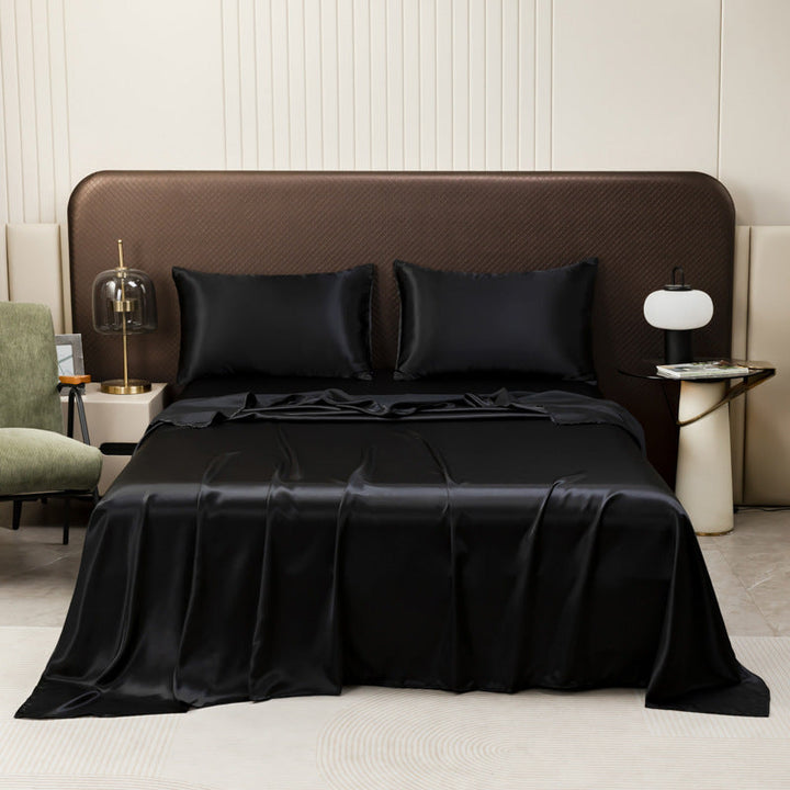 Lisslune | Cooling Silky Satin Bed Sheet