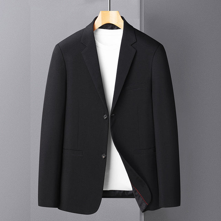 Men's Elegant Blazer with Textured Fabric and Modern Accents Lisslune