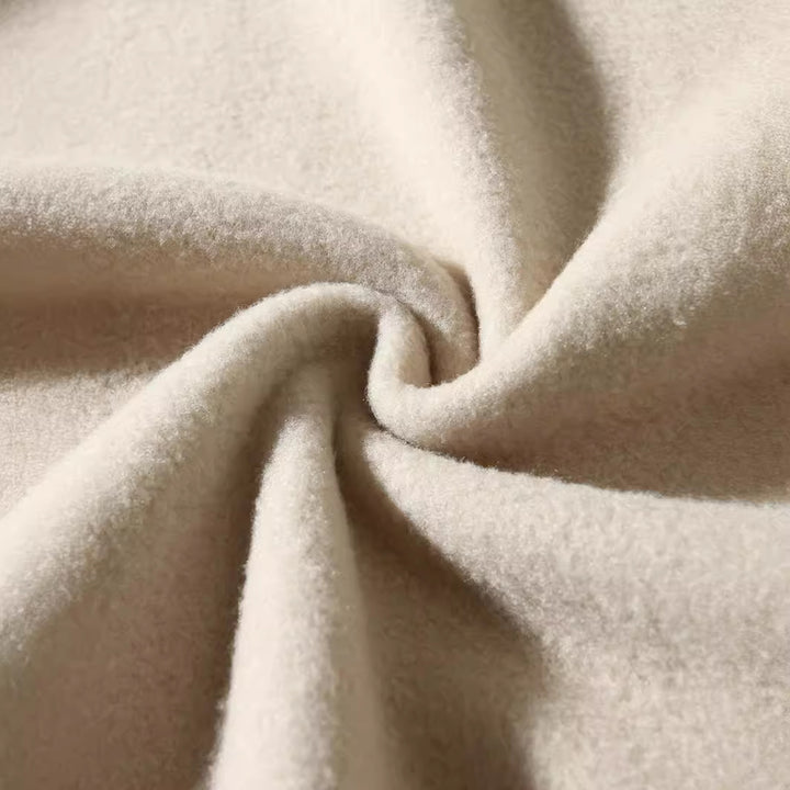 Men's fleece jacket with high collar and full zip Lisslune