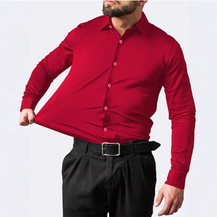 Men's fitted long sleeve shirt Lisslune
