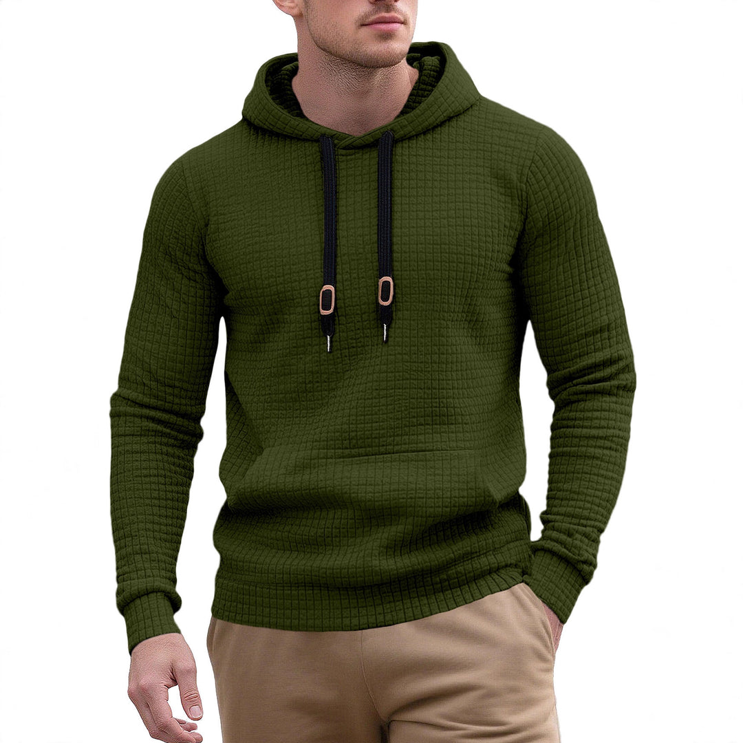 Men's stylish hoodie with textured design Lisslune