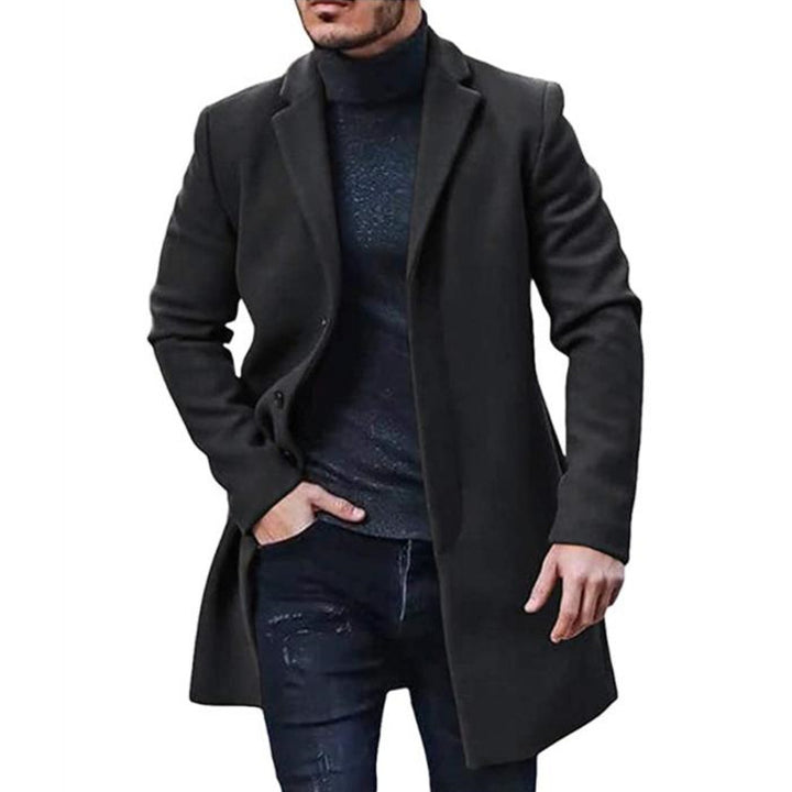 Men's classic wool coat Lisslune