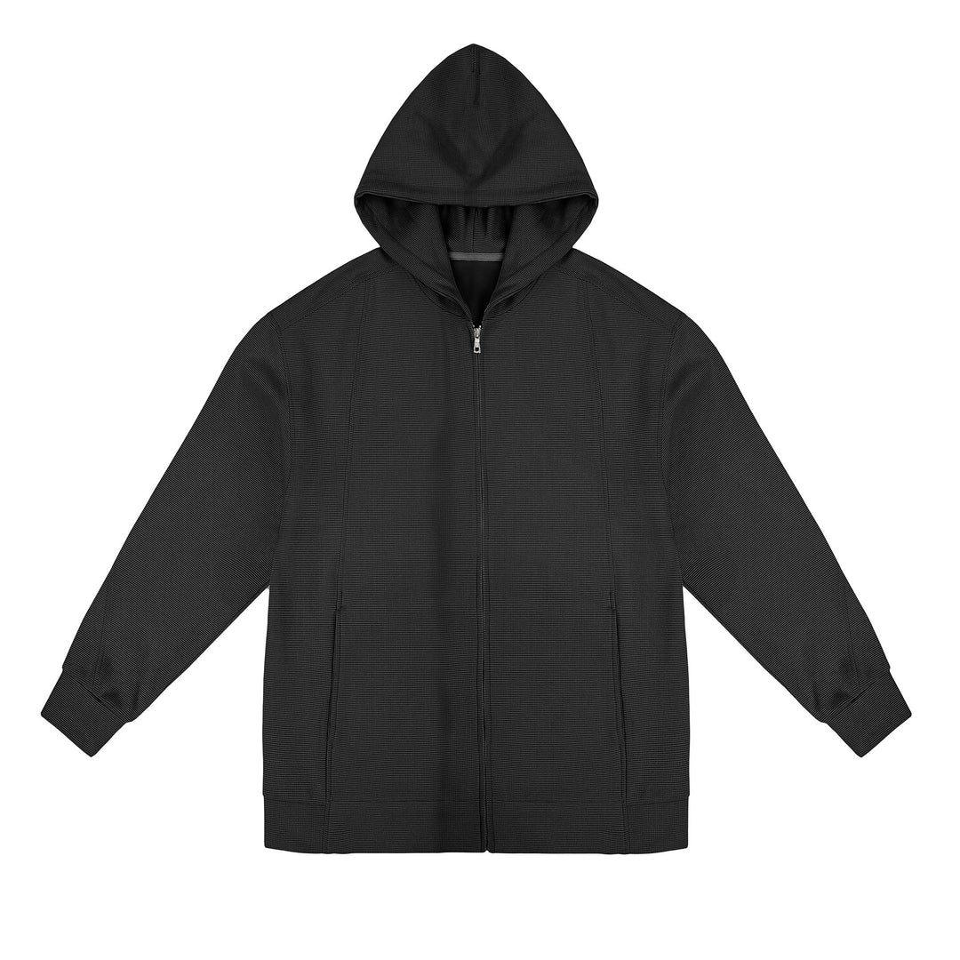 Men's leisure jacket with textured design and practical pockets Lisslune